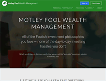Tablet Screenshot of foolwealth.com